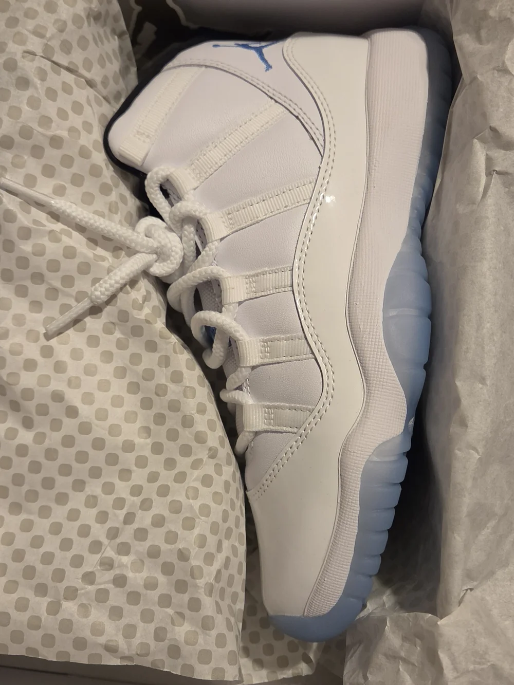 Jordan Air Jordan 11 Retro GS White / Legend Blue / Black Box Label